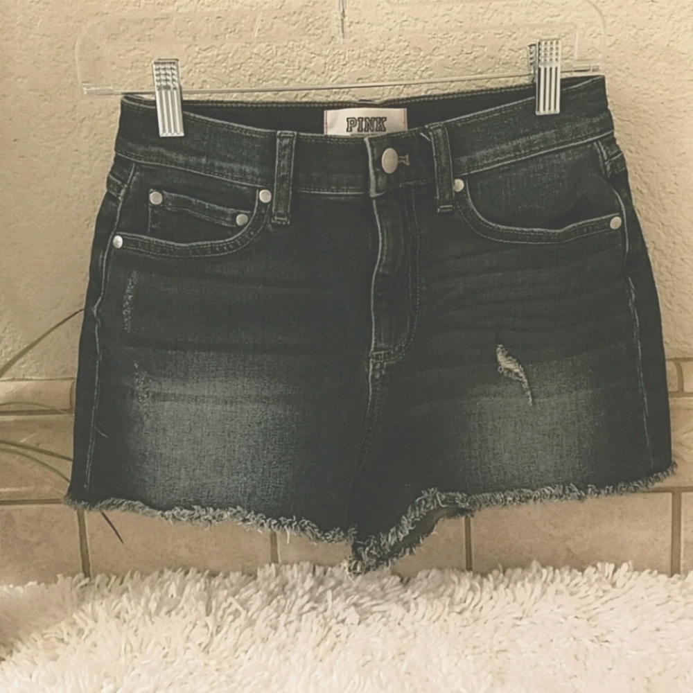 PINK Victoria's Secret Jean Shorts Size 4